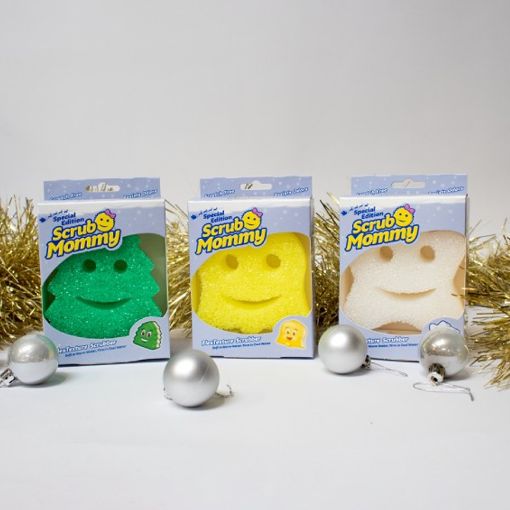Εικόνα της Σφουγγάρι Scrub Daddy Scrub Mommy Christmas Tree Special Edition Green
