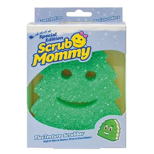 Εικόνα της Σφουγγάρι Scrub Daddy Scrub Mommy Christmas Tree Special Edition Green