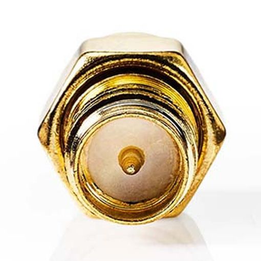 Εικόνα της Adapter Nedis SMA Female to SMA Male Gold-Plated 2τμχ Gold CSGL02210BK10
