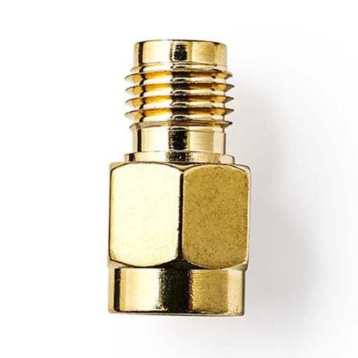 Εικόνα της Adapter Nedis SMA Female to SMA Male Gold-Plated 2τμχ Gold CSGL02210BK10