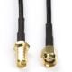 Εικόνα της Καλώδιο Nedis SMA Male to SMA Female Single Shielded Gold-Plated 2m Black CSGL02210BK20