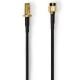 Εικόνα της Καλώδιο Nedis SMA Male to SMA Female Single Shielded Gold-Plated 2m Black CSGL02210BK20