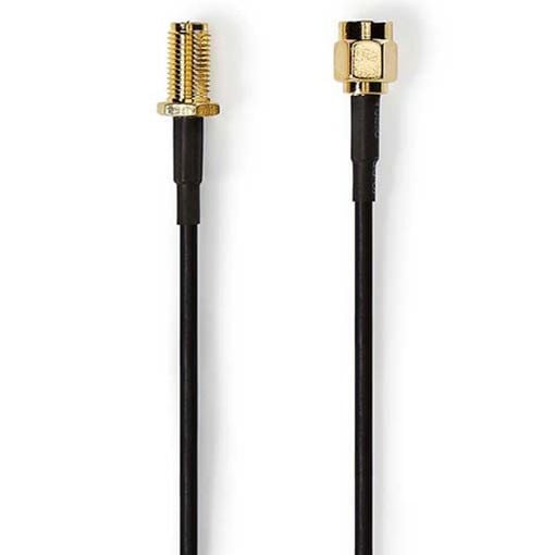 Εικόνα της Καλώδιο Nedis SMA Male to SMA Female Single Shielded Gold-Plated 3m Black CSGL02210BK30