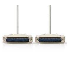 Εικόνα της Καλώδιο Nedis 37-Pin D-SUB Male to Male 1m Ivory CCGP52500IV10