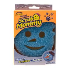 Εικόνα της Σφουγγάρι Scrub Daddy Scrub Mommy Blue Snowman Christmas Special Edition Blue