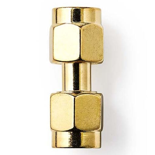 Εικόνα της Adapter Nedis SMA Male to SMA Male Gold-Plated 2τμχ Gold CSGB02941GD