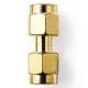 Εικόνα της Adapter Nedis SMA Male to SMA Male Gold-Plated 2τμχ Gold CSGB02941GD