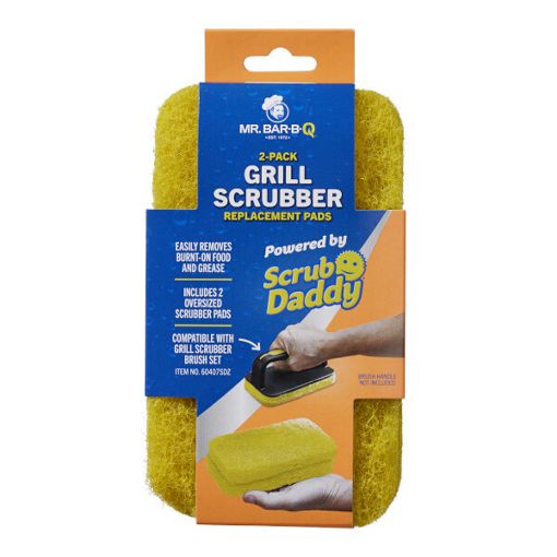 Εικόνα της Ανταλλακτικά Σφουγγάρια Scrub Daddy για Mr. BAR-B-Q Scrubber Brush Pads 2τμχ