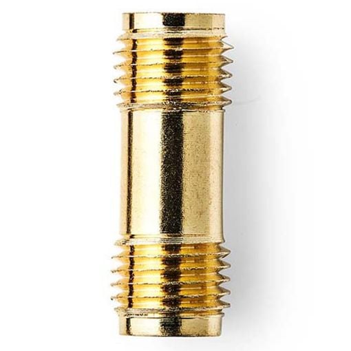 Εικόνα της Adapter Nedis SMA Female to SMA Female Gold-Plated 2τμχ Gold CSGB02940GD
