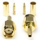 Εικόνα της Connector Nedis SMA Male Gold-Plated 2τμχ CSGB02900GD