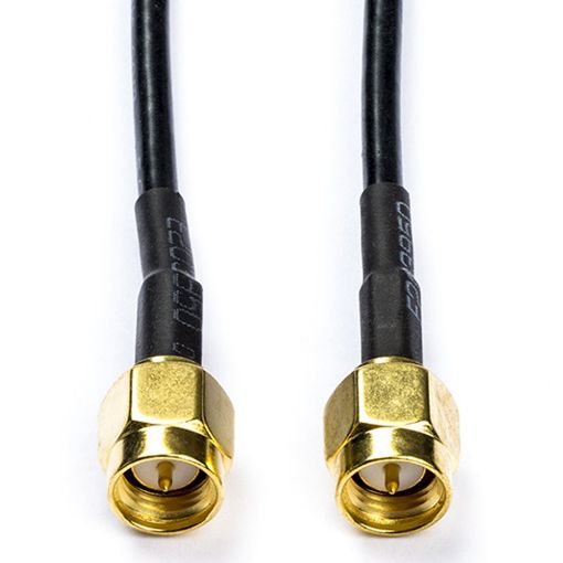 Εικόνα της Καλώδιο Nedis SMA Male to SMA Male Single Shielded Gold-Plated 1m Black CSGB02000BK10