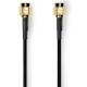 Εικόνα της Καλώδιο Nedis SMA Male to SMA Male Single Shielded Gold-Plated 1m Black CSGB02000BK10
