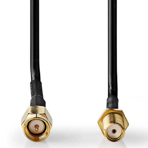 Εικόνα της Καλώδιο Επέκτασης Nedis SMA Male to SMA Female Gold-Plated 3m Black CSGB02010BK30