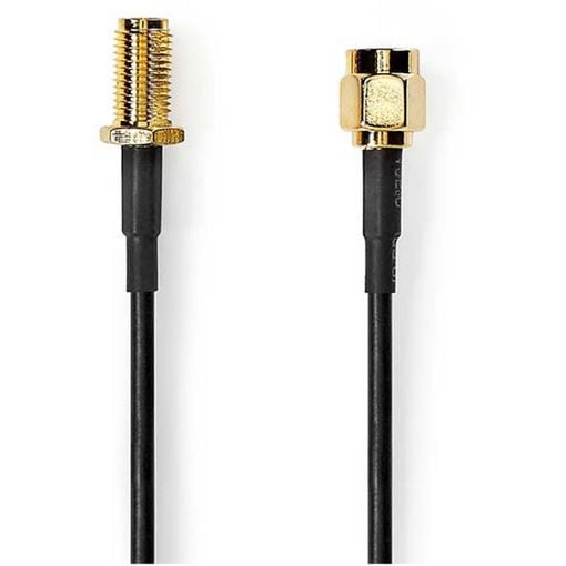 Εικόνα της Καλώδιο Επέκτασης Nedis SMA Male to SMA Female Gold-Plated 3m Black CSGB02010BK30