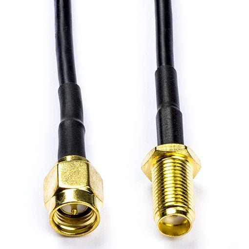 Εικόνα της Καλώδιο Επέκτασης Nedis SMA Male to SMA Female Gold-Plated 5m Black CSGB02010BK50