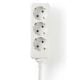 Εικόνα της Πολύπριζο Nedis 3 Θέσεων 3m White EXSO330F1WTB