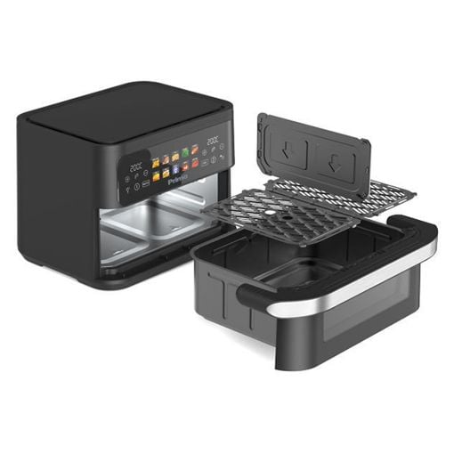 Εικόνα της Φριτέζα Αέρος Primo 2in1 Dual Zone Digital 11lt 2800W Inox/Black PRAF-40530