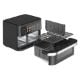 Εικόνα της Φριτέζα Αέρος Primo 2in1 Dual Zone Digital 11lt 2800W Inox/Black PRAF-40530