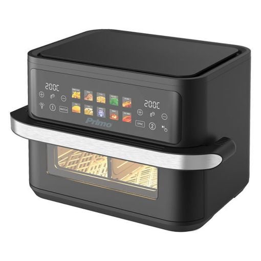 Εικόνα της Φριτέζα Αέρος Primo 2in1 Dual Zone Digital 11lt 2800W Inox/Black PRAF-40530