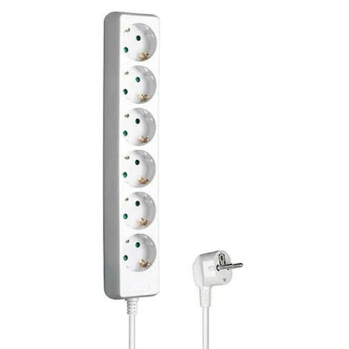 Εικόνα της Πολύπριζο ProCable 6 Θέσεων 1.5m White 41163