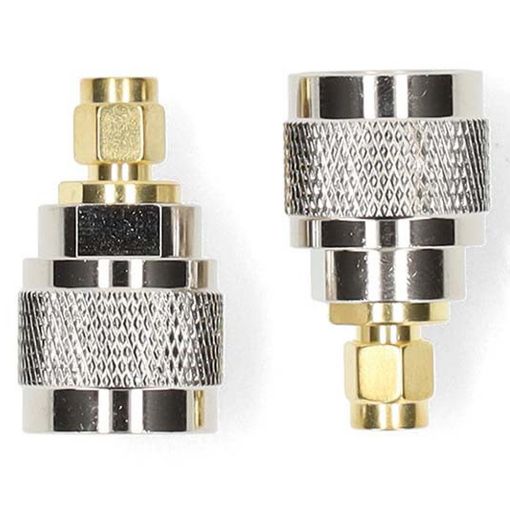 Εικόνα της Adapter Nedis SMA Male to N Male Gold-Plated 2τμχ Silver/Gold CSGB02970GD