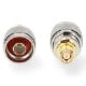 Εικόνα της Adapter Nedis SMA Male to N Male Gold-Plated 2τμχ Silver/Gold CSGB02970GD