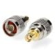 Εικόνα της Adapter Nedis SMA Male to N Male Gold-Plated 2τμχ Silver/Gold CSGB02970GD