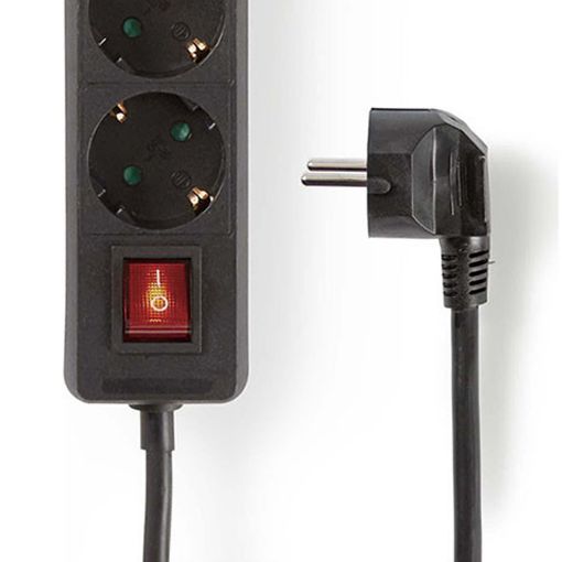 Εικόνα της Πολύπριζο ProCable 6 Θέσεων με Διακόπτη 3m Black 41248
