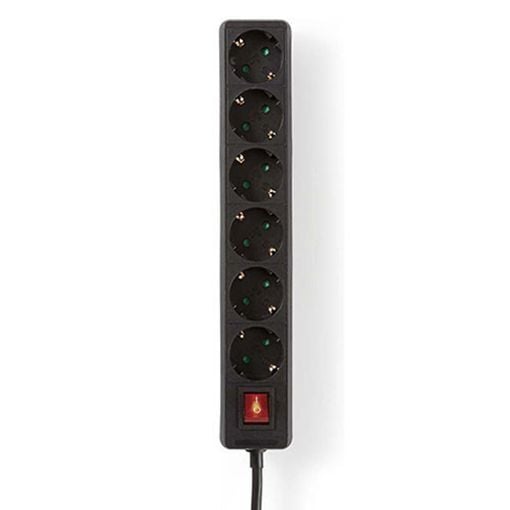 Εικόνα της Πολύπριζο ProCable 6 Θέσεων με Διακόπτη 3m Black 41248