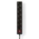Εικόνα της Πολύπριζο ProCable 6 Θέσεων με Διακόπτη 3m Black 41248