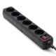 Εικόνα της Πολύπριζο ProCable 6 Θέσεων με Διακόπτη 3m Black 41248
