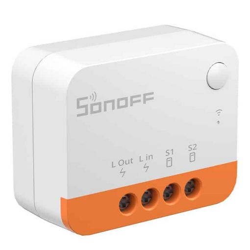 Εικόνα της Ενδιάμεσος Διακόπτης Sonoff Mini Zigbee White/Orange ZBMINIL2