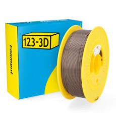 Εικόνα της 123-3D PLA Satin Filament 1.75mm Spool of 1Kg Bronze