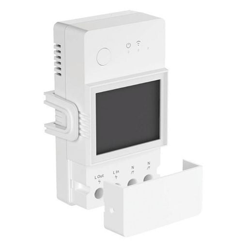 Εικόνα της Smart Humidity & Temperature Sensor Sonoff LCD White THR316D