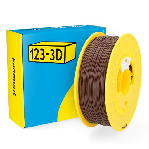 Εικόνα της 123-3D PLA Filament 1.75mm Spool of 1Kg Brown