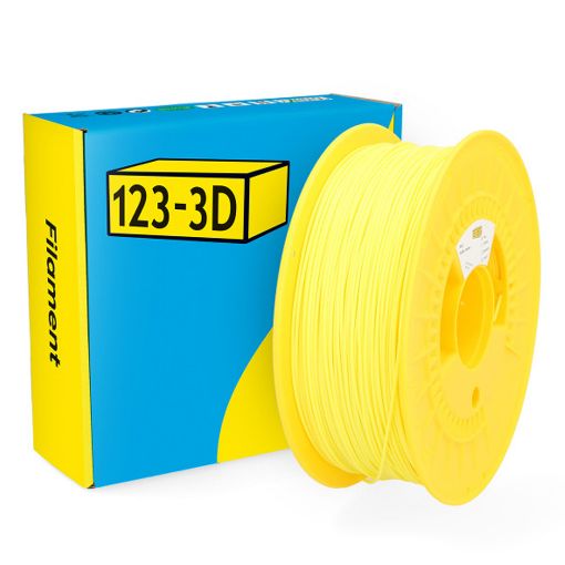 Εικόνα της 123-3D Filament PLA 1.75mm Spool of 1kg Sulfur Yellow