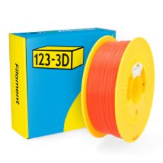 Εικόνα της 123-3D PLA Transparent Filament 1.75mm Spool of 1Kg Red