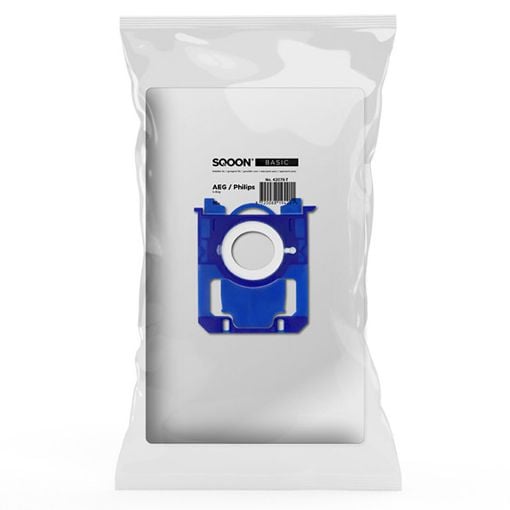 Εικόνα της Σακούλες Σκούπας 123Schoon S-Bag για Philips/Electrolux 10τμχ