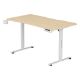 Εικόνα της Gaming Desk Anda Seat XTREME-E με Ρυθμιζόμενο Ύψος 140 x 75 x 119 cm Wood/White AD-D-DD1-1400-06-K