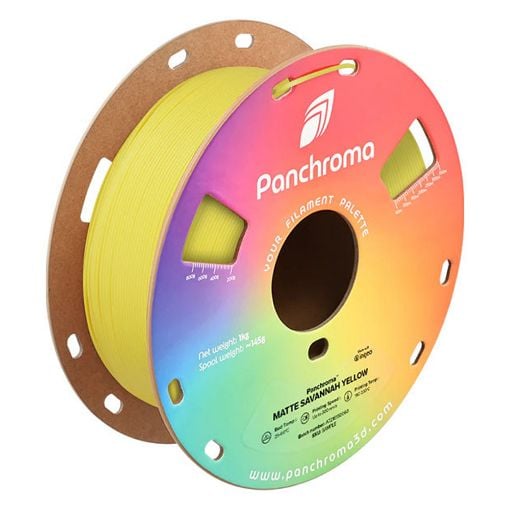 Εικόνα της Polymaker Panchroma PLA Matte Filament 1.75mm Spool of 1Kg Savannah Yellow CA04039