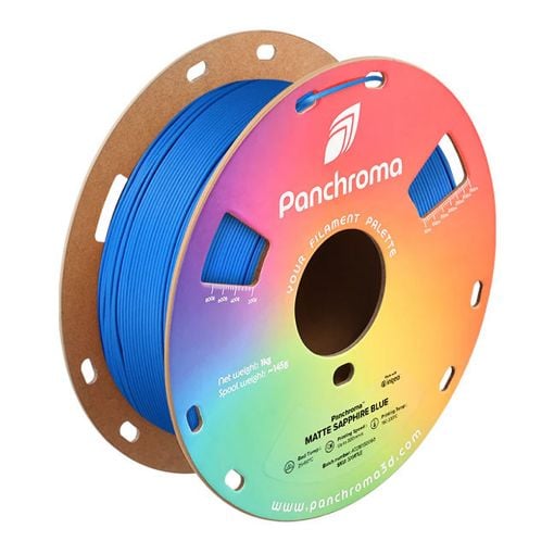 Εικόνα της Polymaker Panchroma PLA Matte Filament 1.75mm Spool of 1Kg Sapphire Blue