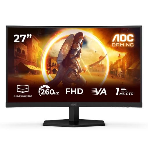 Εικόνα της Οθόνη AOC G4 C27G42ZE 27" Curved Fast VA FHD 260Hz HDR