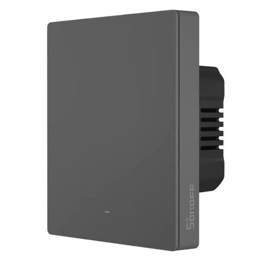Εικόνα της Έξυπνος Διακόπτης Τοίχου Sonoff SwitchMan 1 Καναλιού Wi-Fi Graphite M5-1C-80