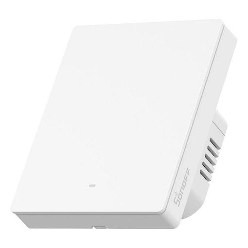 Εικόνα της Έξυπνος Διακόπτης Τοίχου Sonoff SwitchMan 1 Καναλιού Wi-Fi White M5-1C-80W