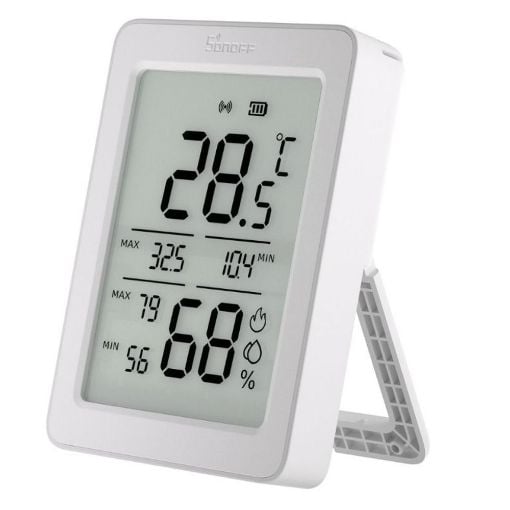 Εικόνα της Temperature &  Humidity Sensor Sonoff AirGuard TH 3.6'' LCD Zigbee SNZB-02DR2