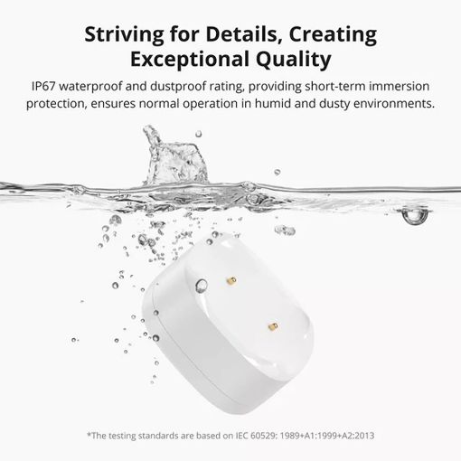 Εικόνα της Smart Water Leak Sensor Sonoff Zigbee White SNZB-05P