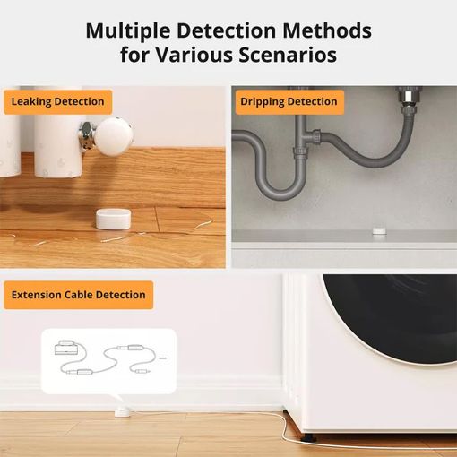 Εικόνα της Smart Water Leak Sensor Sonoff Zigbee White SNZB-05P