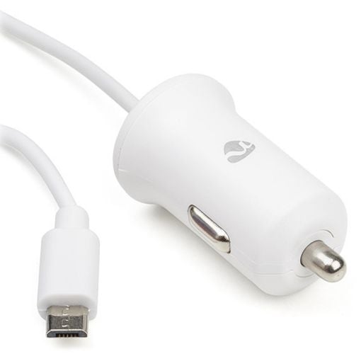 Εικόνα της Φορτιστής Αυτοκινήτου Nedis Micro-USB 12W 1m White CCHAM240AWT