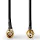 Εικόνα της Καλώδιο Επέκτασης Nedis SMA Male to SMA Female Gold-Plated 1m Black CSGB02010BK10