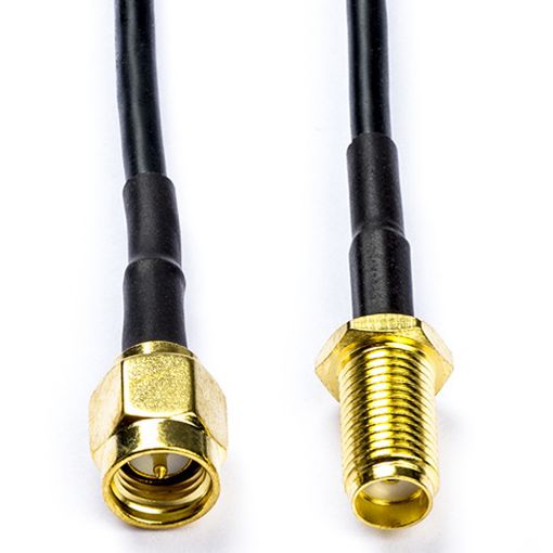 Εικόνα της Καλώδιο Επέκτασης Nedis SMA Male to SMA Female Gold-Plated 1m Black CSGB02010BK10